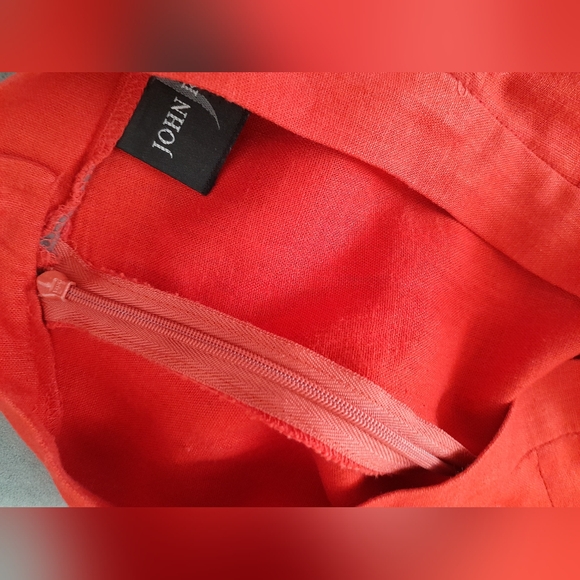 Rare Vintage John Roberts  Co-Ord Set retro collector size 12 Petite Linen Blend - Picture 15 of 15